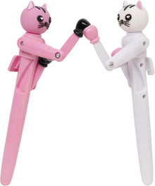 CAT FIGHT ACTION PEN