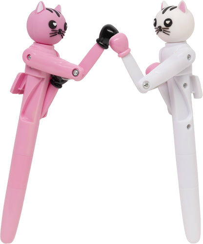CAT FIGHT ACTION PEN