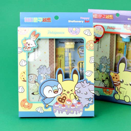 Pokémon Happy Stationery Set – PokéPeace Edition