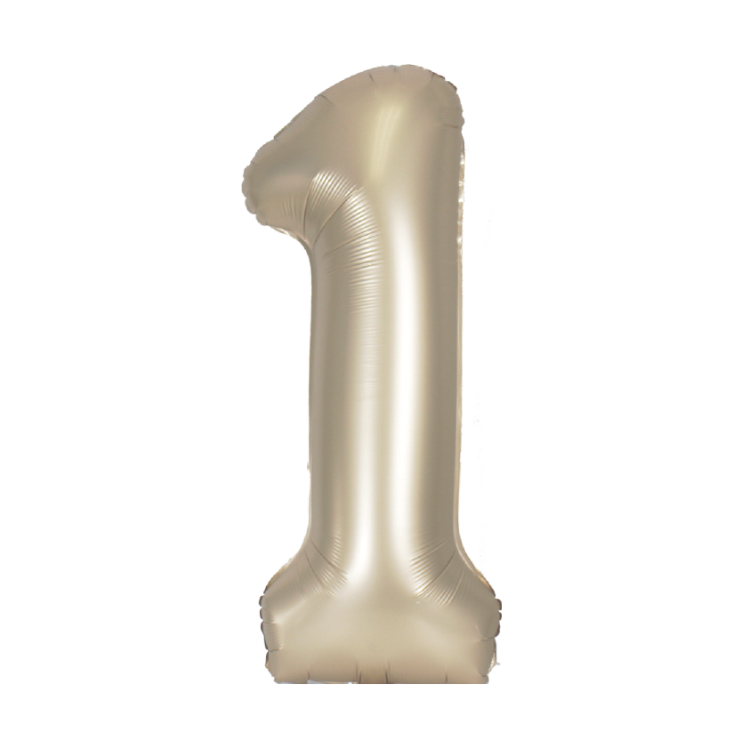 34in Number Balloons: Champagne