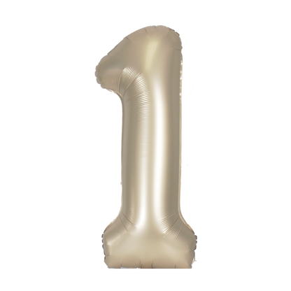 34in Number Balloons: Champagne