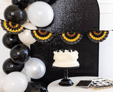 Gold Black Bunting Banner