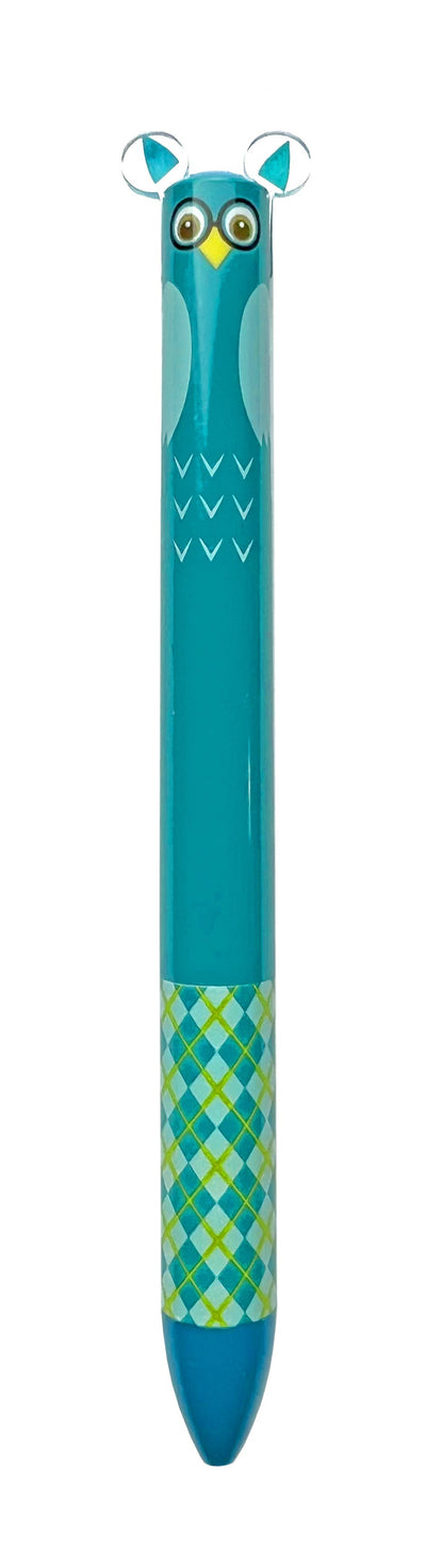 TWICE AS NICE WOODLAND 2 COLOR CLICK PEN