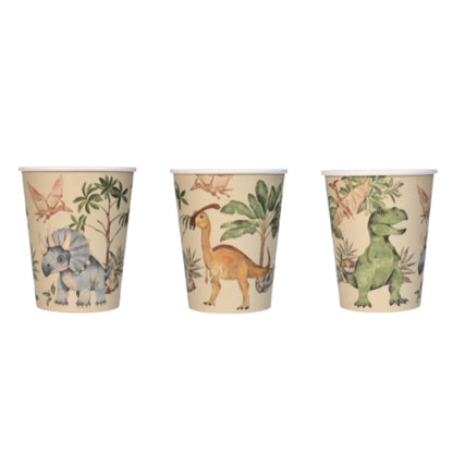 Dinosaur Paper Cups – 9 oz Disposable
