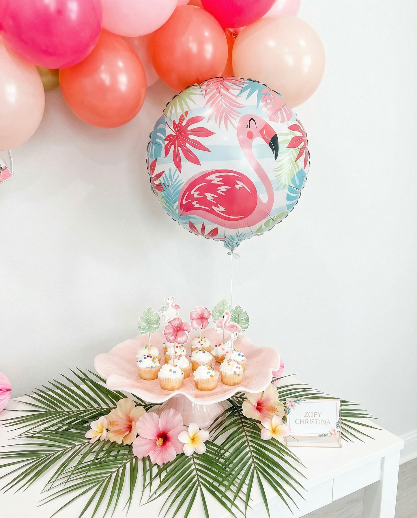S50 Flamingo Tropical 17in Balloon