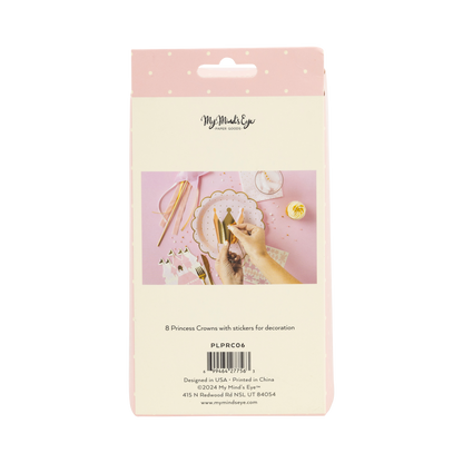 Princess Decorate Your Crowns 8ct