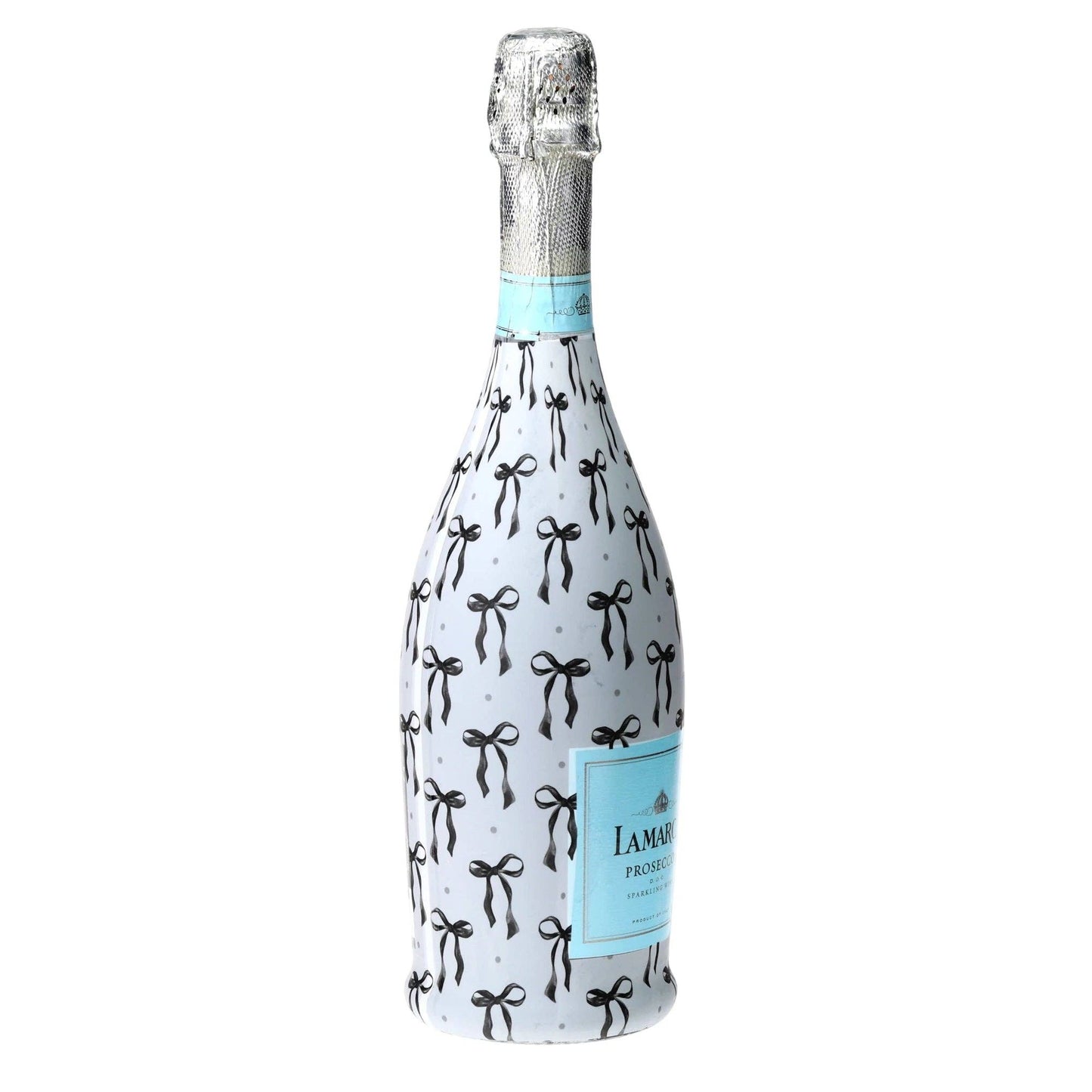 Beau Bottles Grandmillennial Black Bows - Prosecco Collection