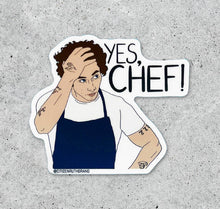 The Bear Carmy Yes Chef vinyl sticker