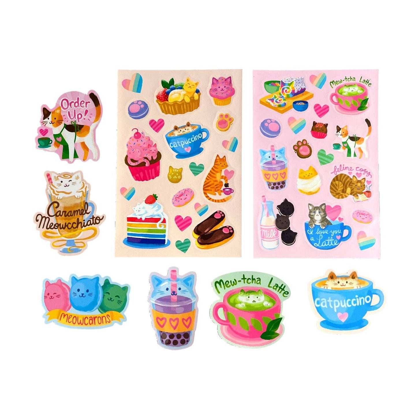Stickiville: Scented Stickers - Cat Cafe