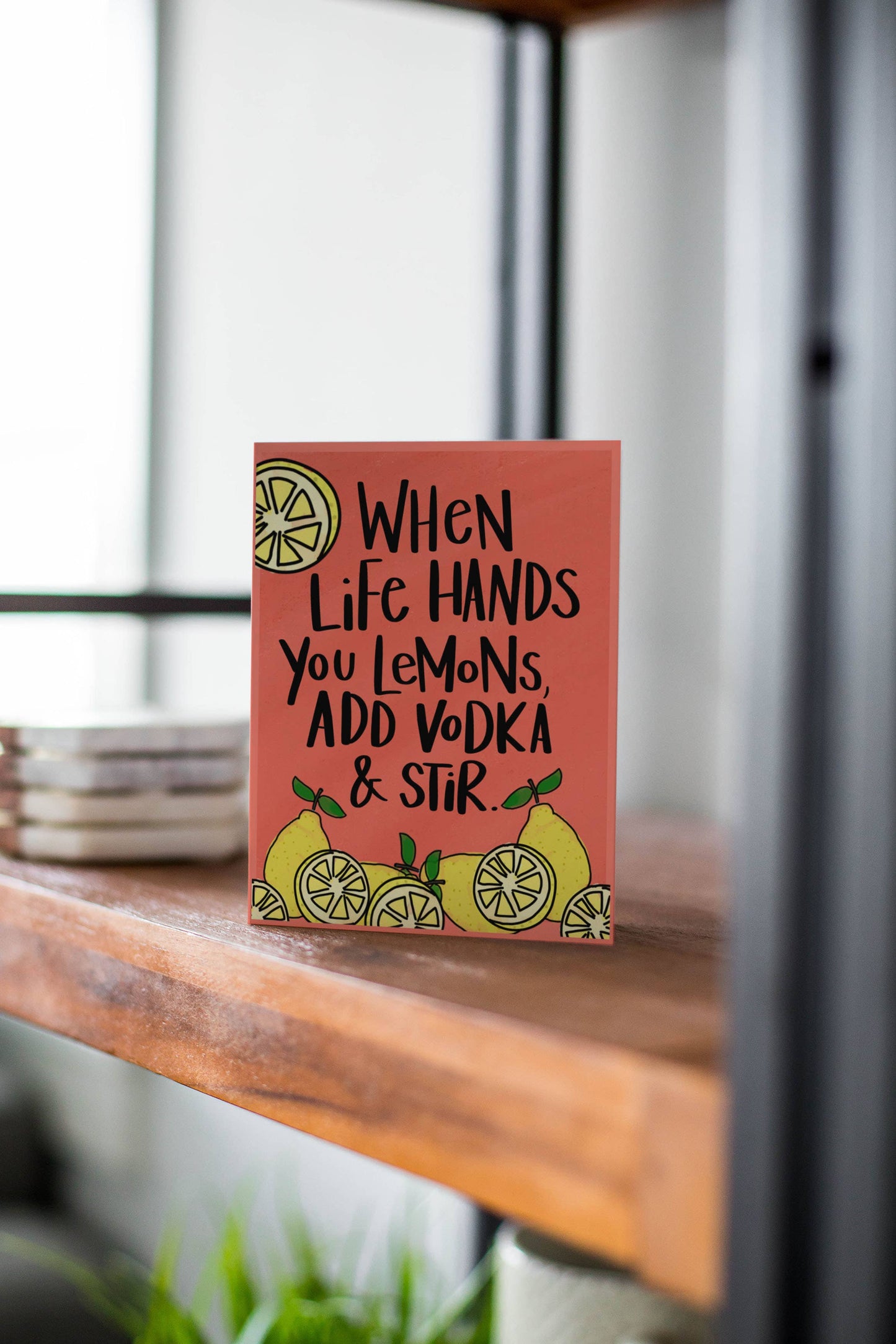 Lemons and Vodka Card