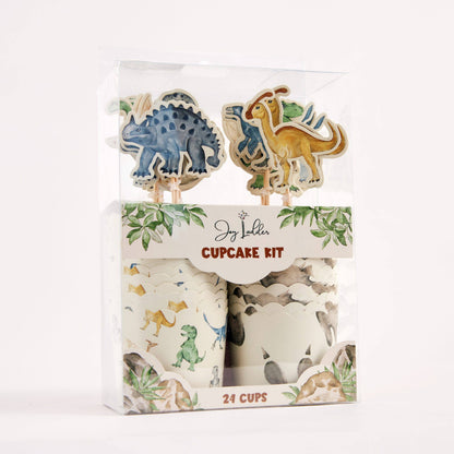 Dinosaur Cupcake Kit – Baking Cups & Toppers
