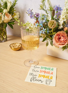 'One Tequila, Two Tequila' Cocktail Napkins 26ct
