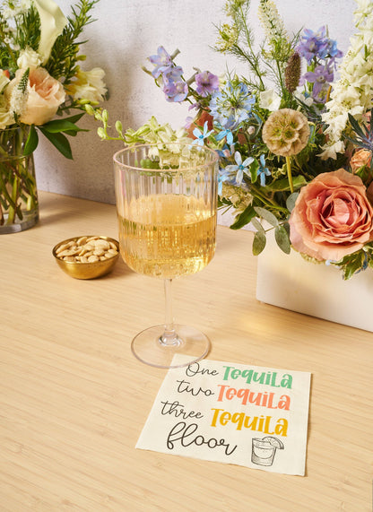 'One Tequila, Two Tequila' Cocktail Napkins 26ct