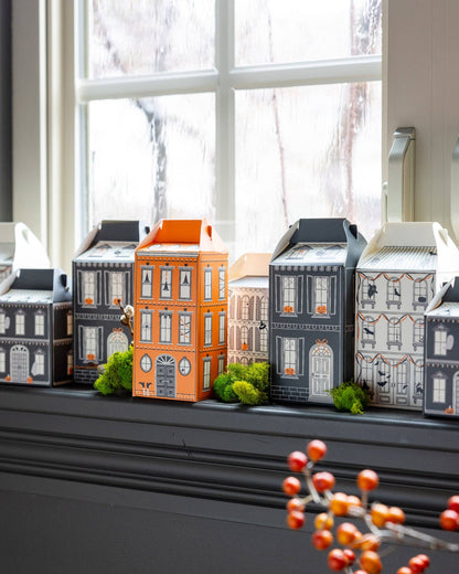 Halloween Village Treat Boxes 13ct