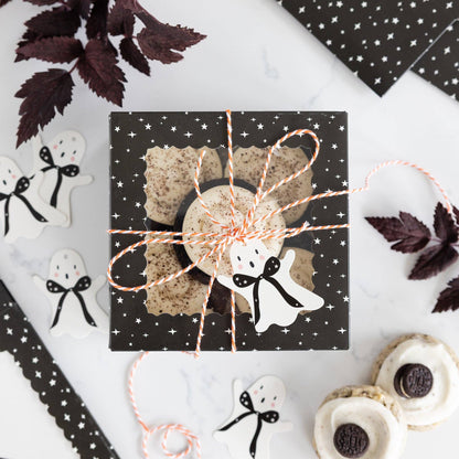 Ghost with Bow Cookie Box (6ct)