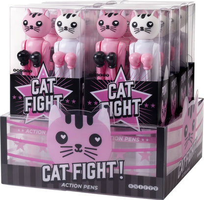 CAT FIGHT ACTION PEN
