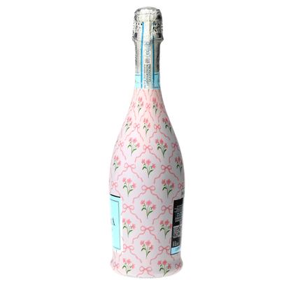 Beau Bottle Pink Bows and Blossoms - Prosecco Collection