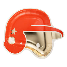 Helmet Shaped Disposable Paper Plates 8ct