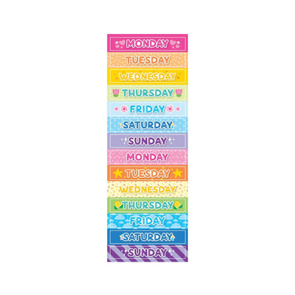 Stickiville Stickers: Days Of The Week - Skinny (2 Sheets)