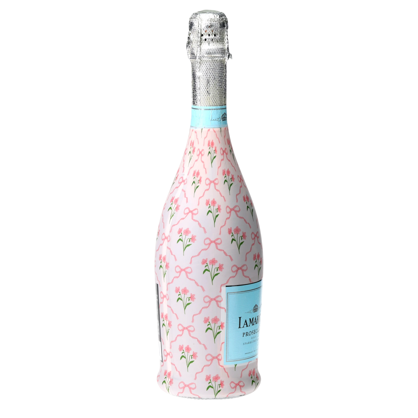 Beau Bottle Pink Bows and Blossoms - Prosecco Collection