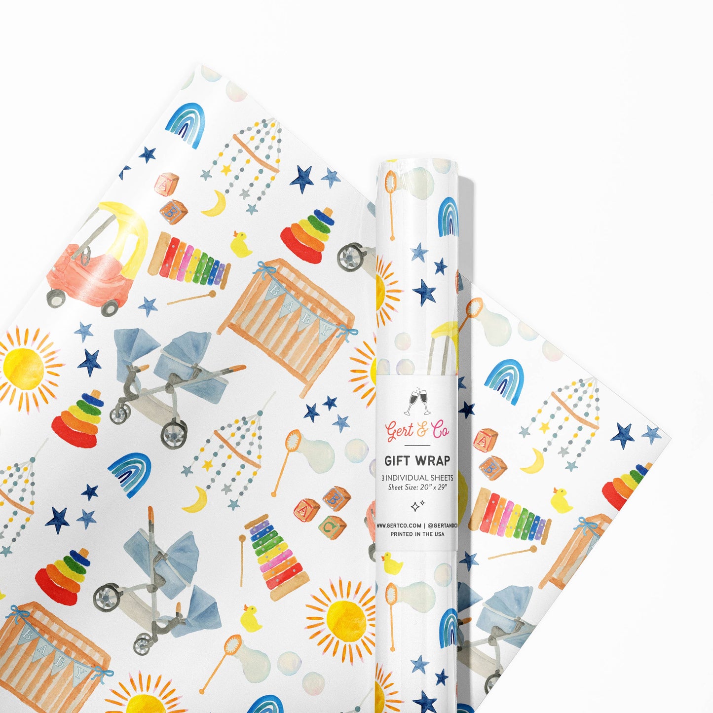 Baby Shower Gift Wrap | Baby Shower Wrapping Paper