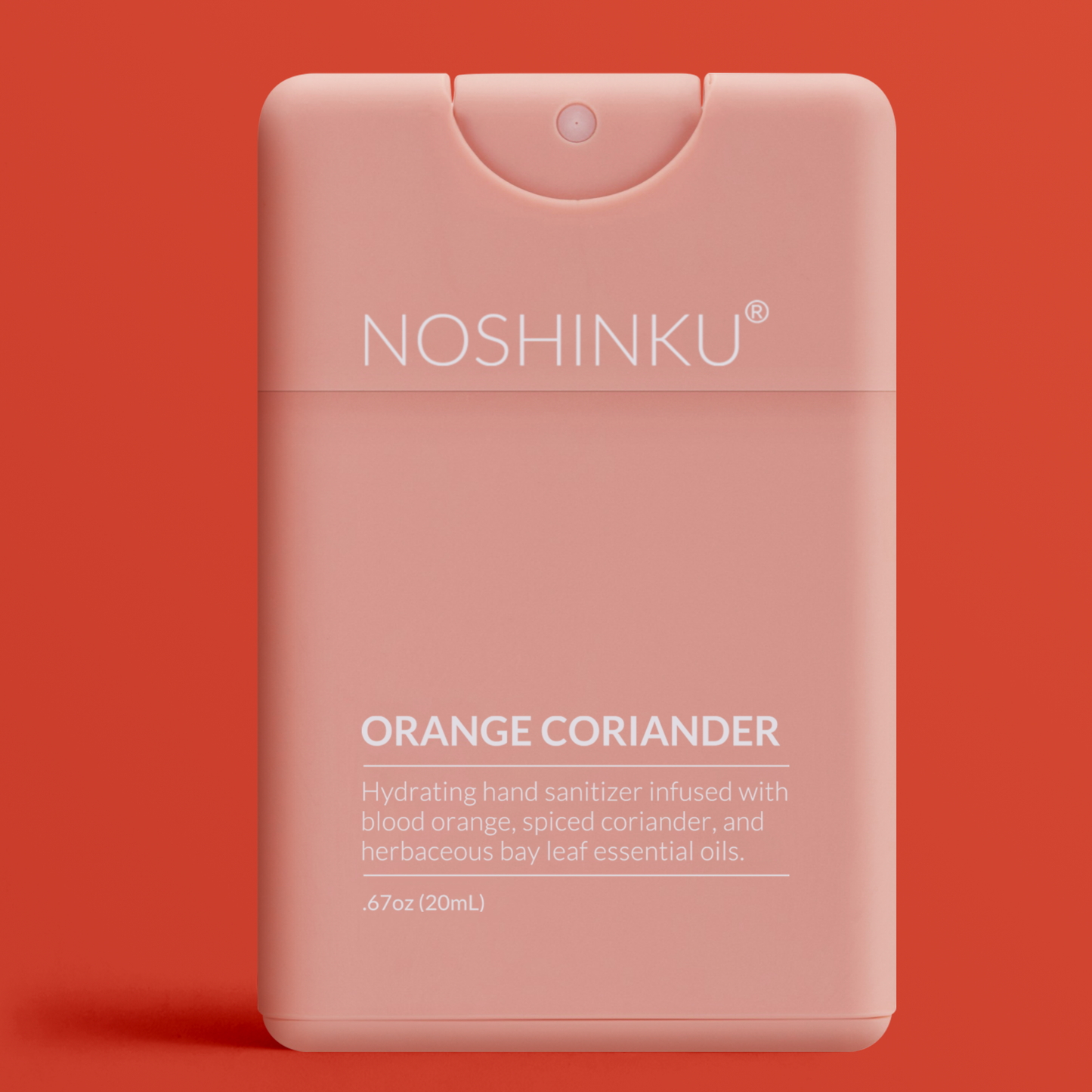 Refillable Orange Coriander Moisturizing Hand Sanitizer