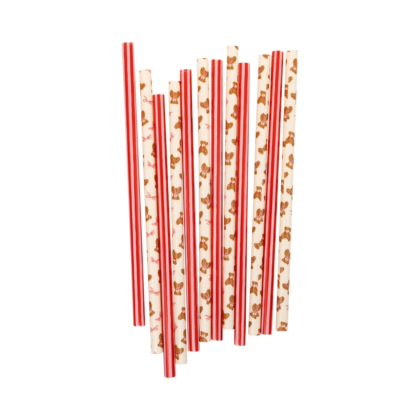 Occasions Beary Loved Reusable Straws 12ct