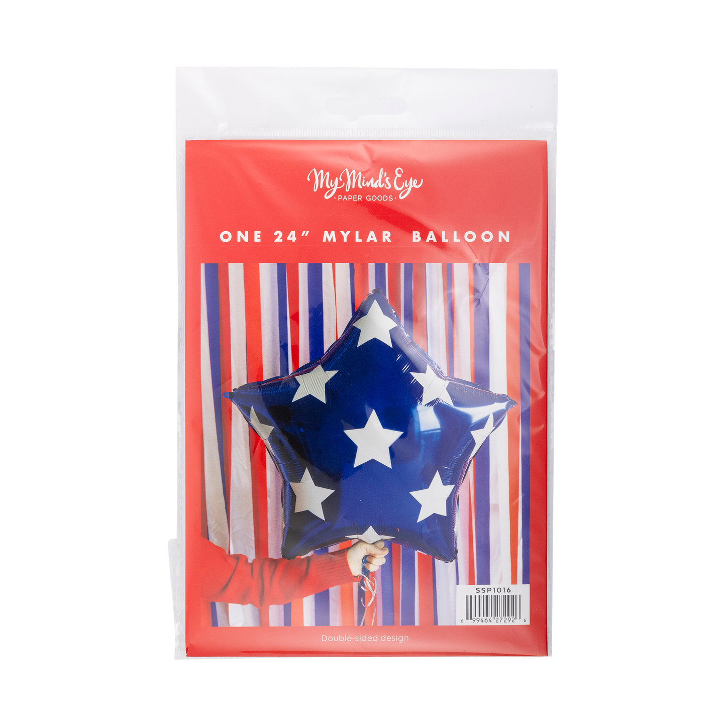 S60 - Blue Star Shaped 24in Balloon