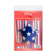 S60 - Blue Star Shaped 24in Balloon