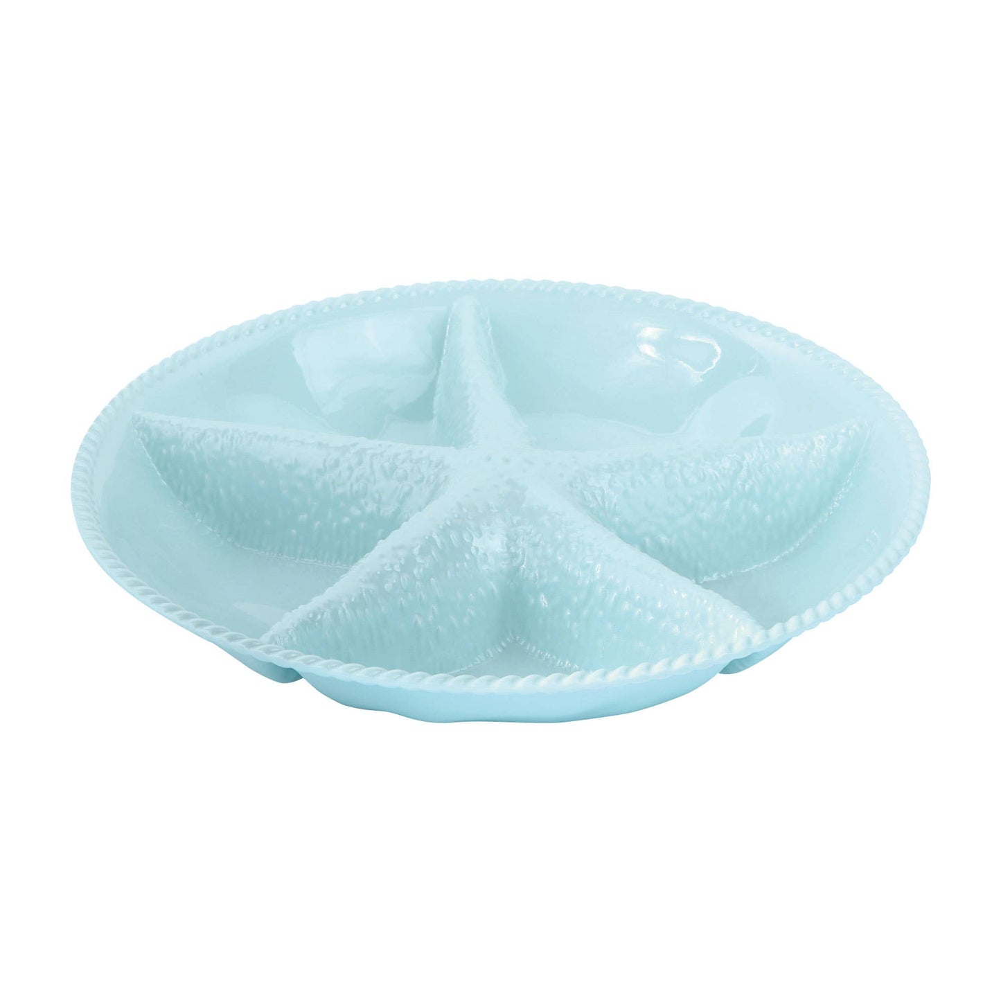 Indigo 14" Starfish Melamine Platter