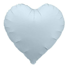 #687 Matte Misty Blue Heart 18in Balloon