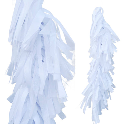 Fringed Tissue Balloon Tassel ( Solid Colors)