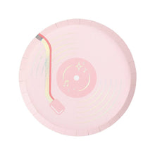 Pop Star Dance Party Vinyl Record Dessert Plates 8ct
