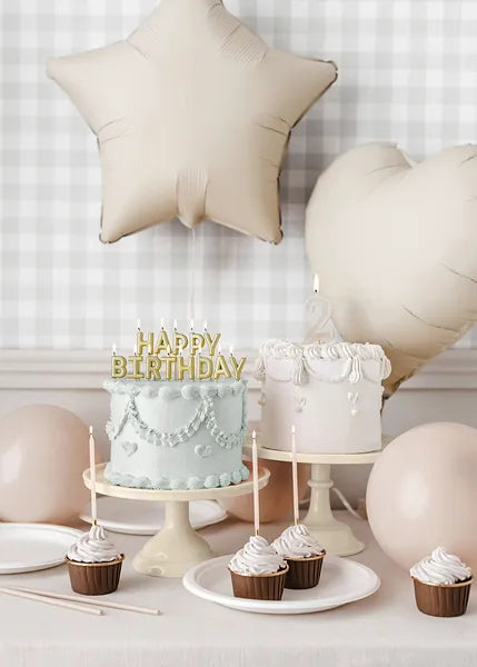 Beige Heart 18in Balloon