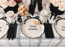 Happy Birthday 9.5in Plates w/ Bow 6ct