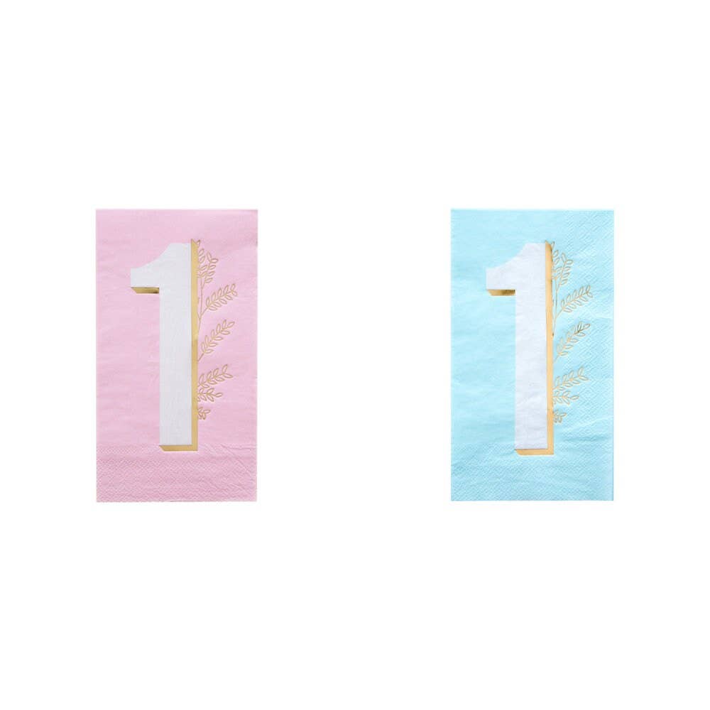 Onederland Guest Napkins - 16 Pk. - 2 Color Options