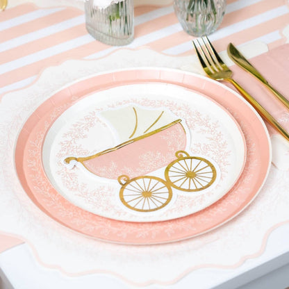 Floral Elegance Pink Placemats 12ct