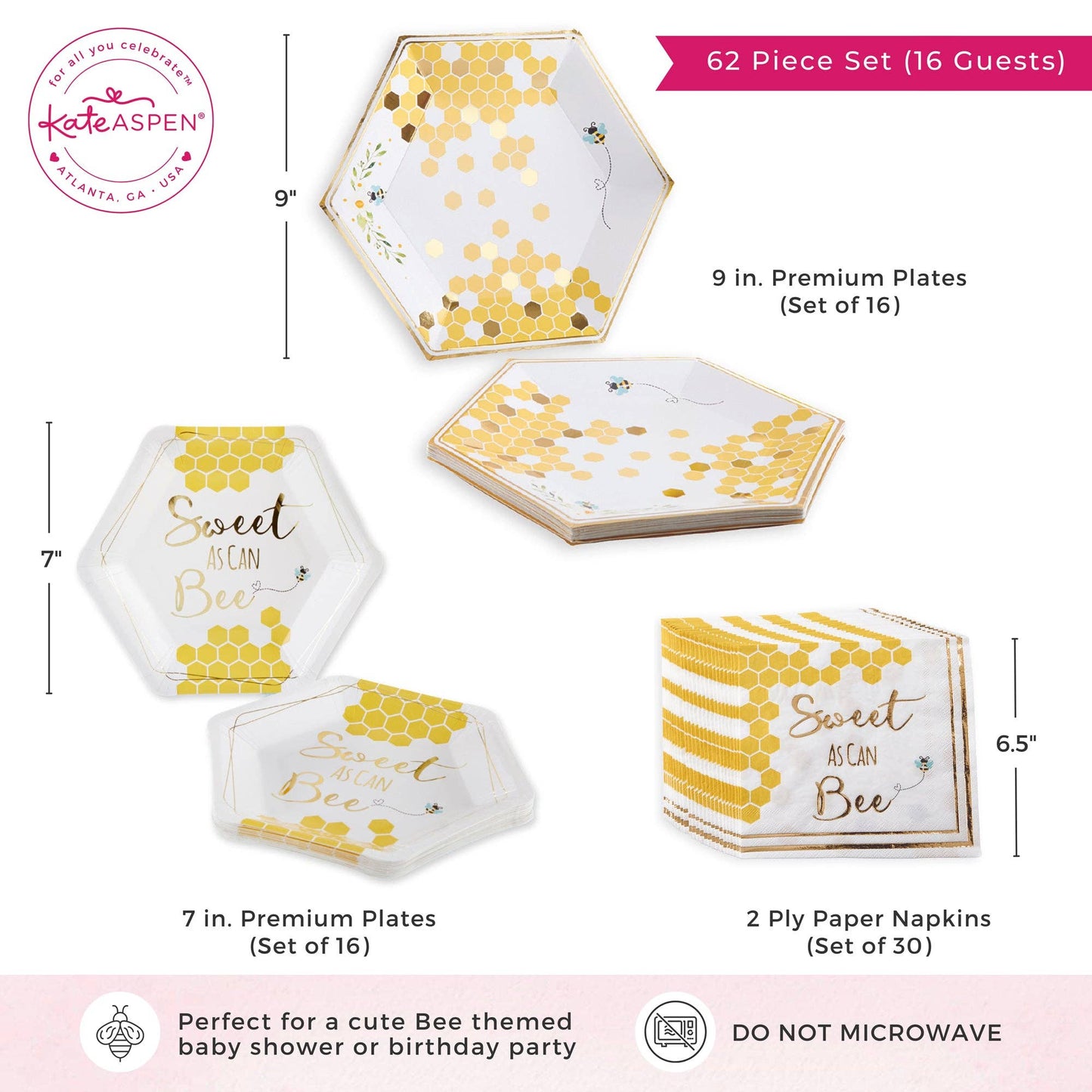 Sweet as can Bee Tableware