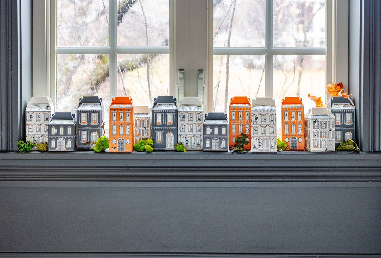 Halloween Village Treat Boxes 13ct