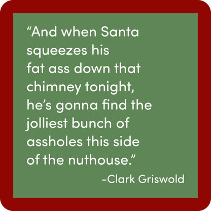COASTER Clark Christmas | Funny Party Gift | Home Bar Decor