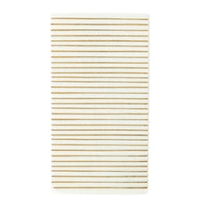Gold Stripe Dinner Napkins 18ct