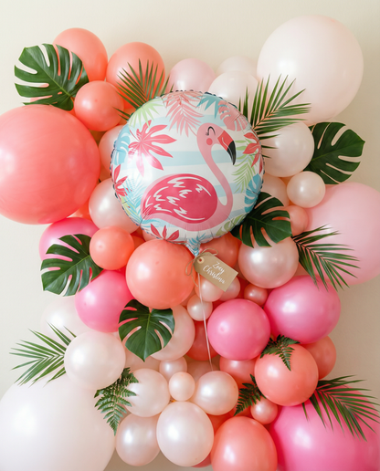 S50 Flamingo Tropical 17in Balloon
