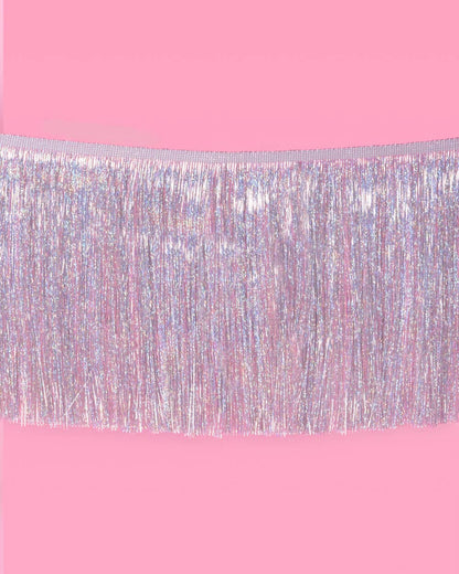 Party Iridescent Fringe Foil Banner