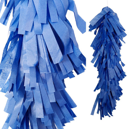 Fringed Tissue Balloon Tassel ( Solid Colors)