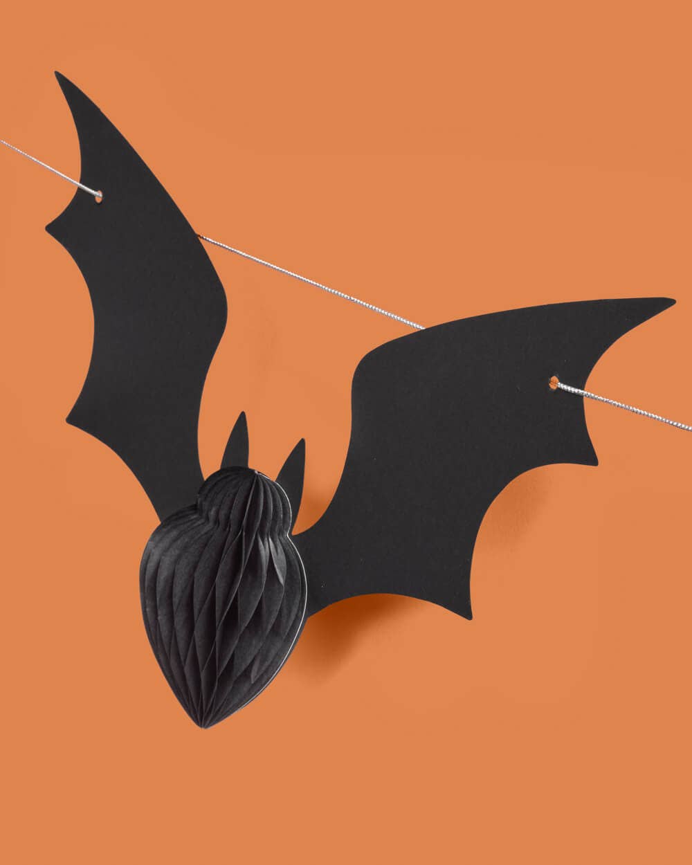 It's Giving Spooky Banner - iridescent foil banner, bats, halloween
