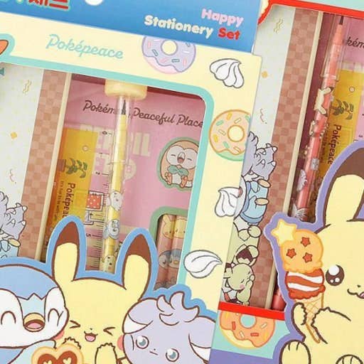 Pokémon Happy Stationery Set – PokéPeace Edition