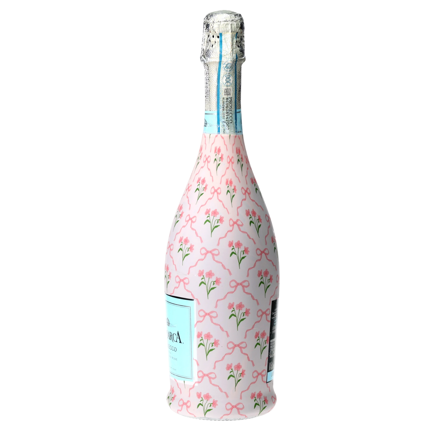 Beau Bottle Pink Bows and Blossoms - Prosecco Collection
