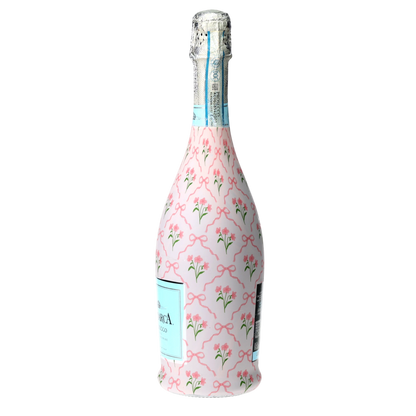 Beau Bottle Pink Bows and Blossoms - Prosecco Collection
