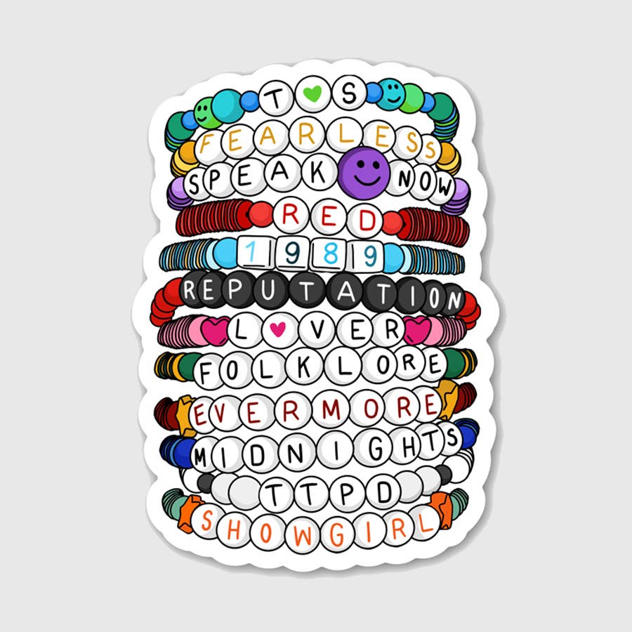 NEW Eras Friendship Bracelets Sticker 