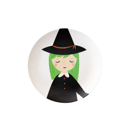 Trick or Treaters Reusable Bamboo Plate Set 4ct